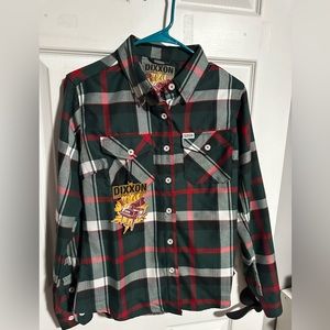 Women’s Dixxon  “Fireball” flannel size medium NWT